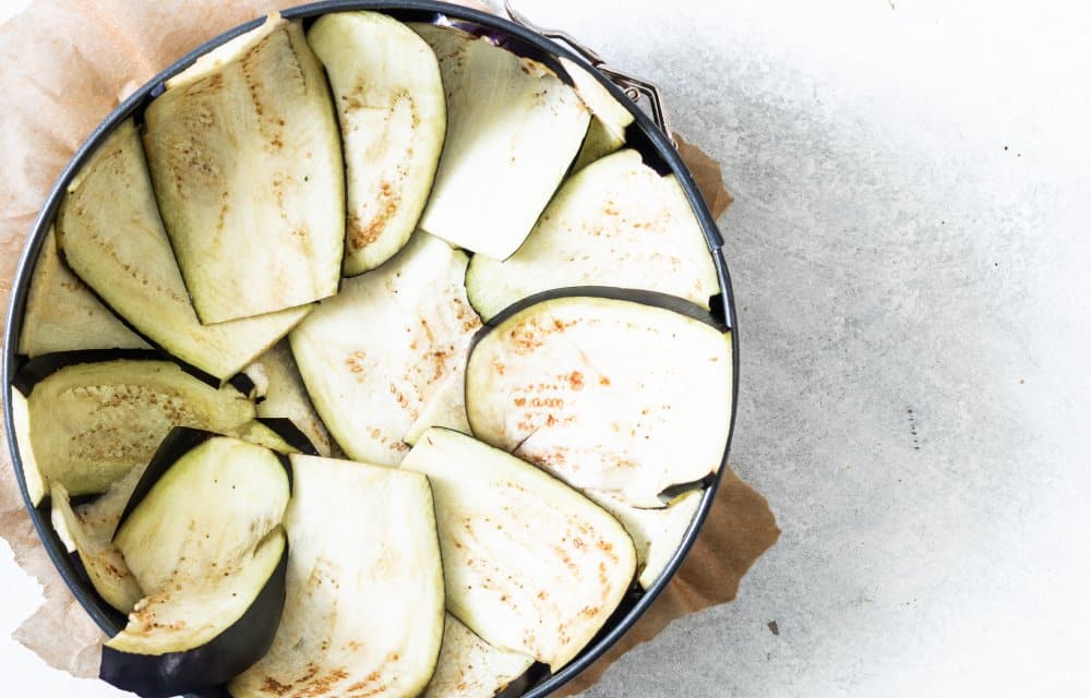 Auberginequiche met feta