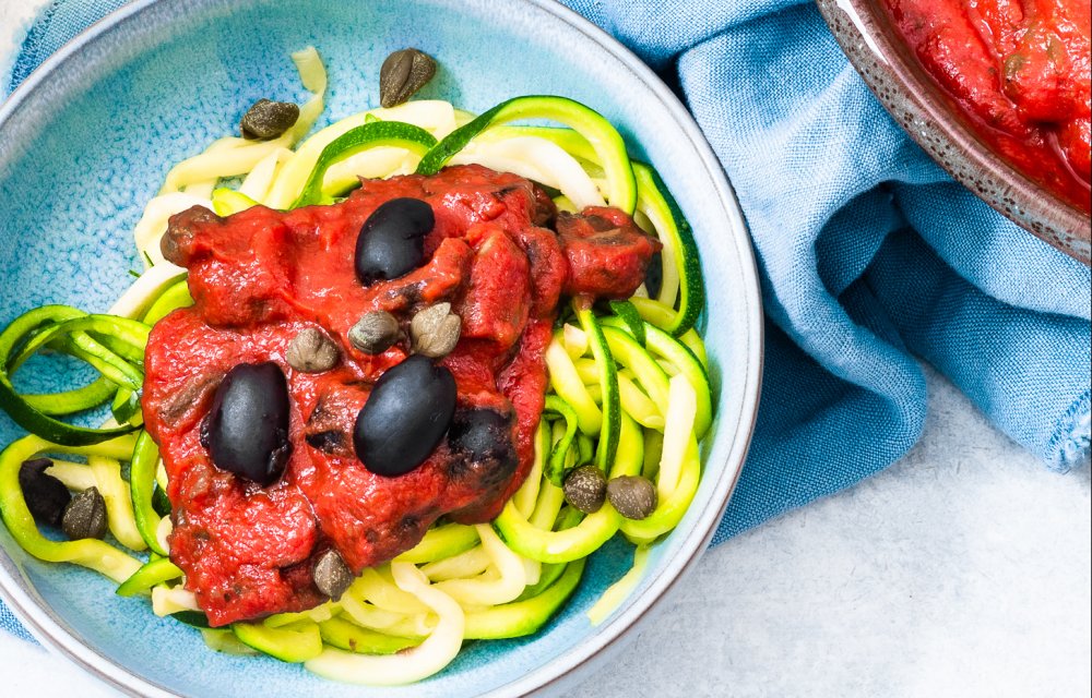 courgetti puttanesca