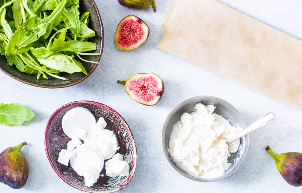 filodeegpizza met vijgen en geitenkaas