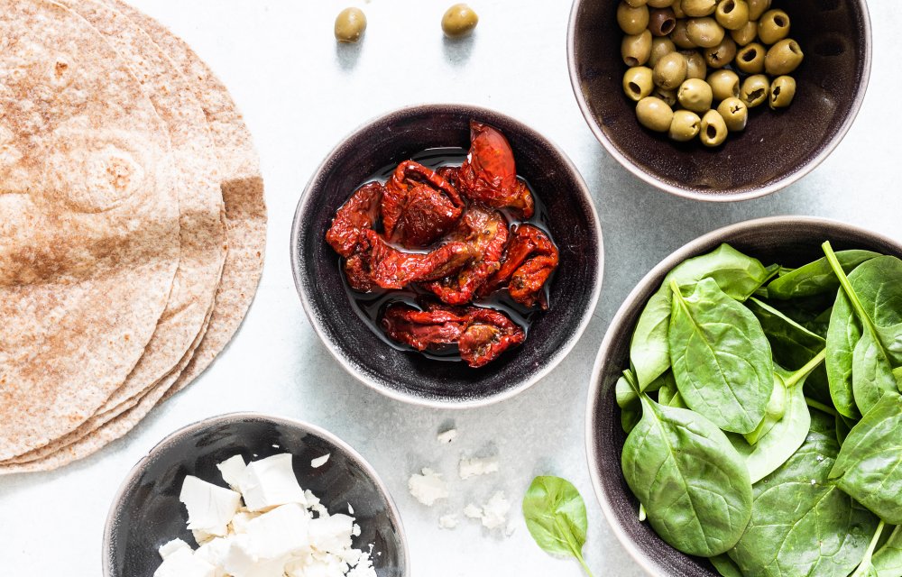 Griekse quesadilla's