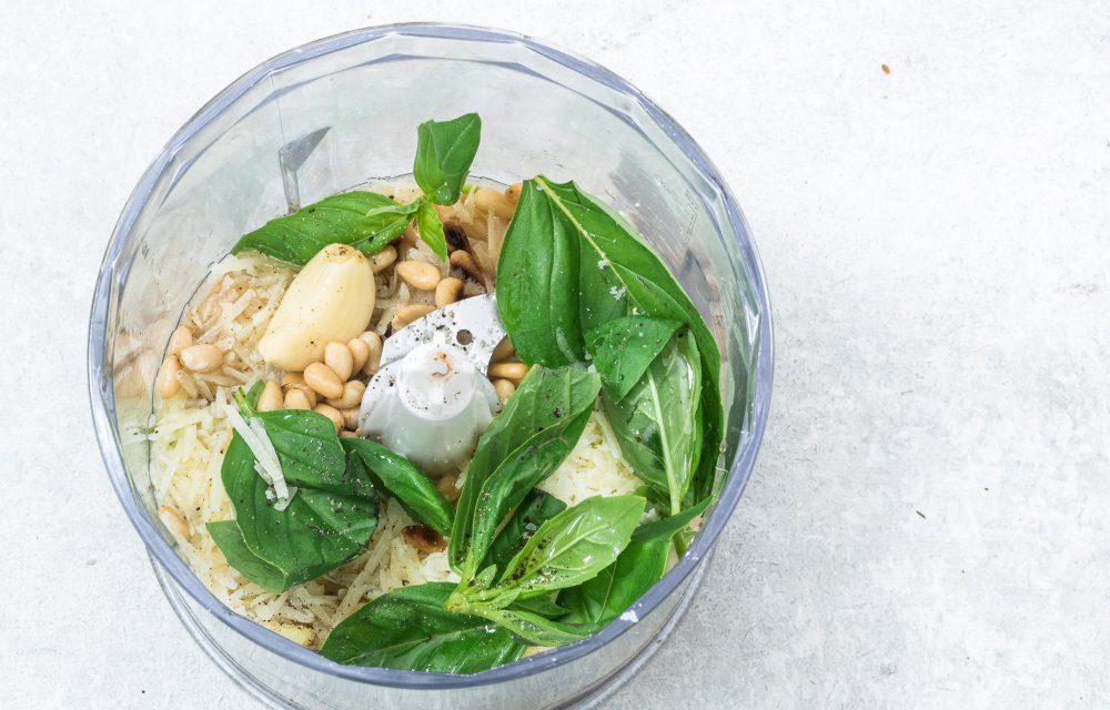 pastasalade met gegrilde kip