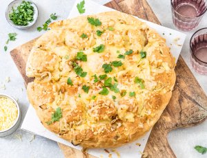 Kaas-uien borrelbrood