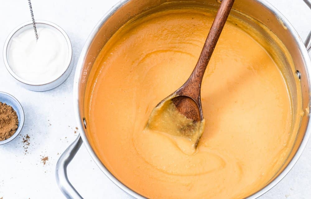 linzensoep met zoete aardappel