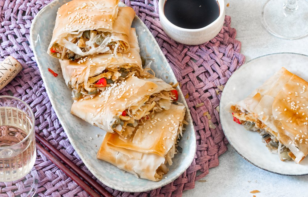 Loempia's uit de oven