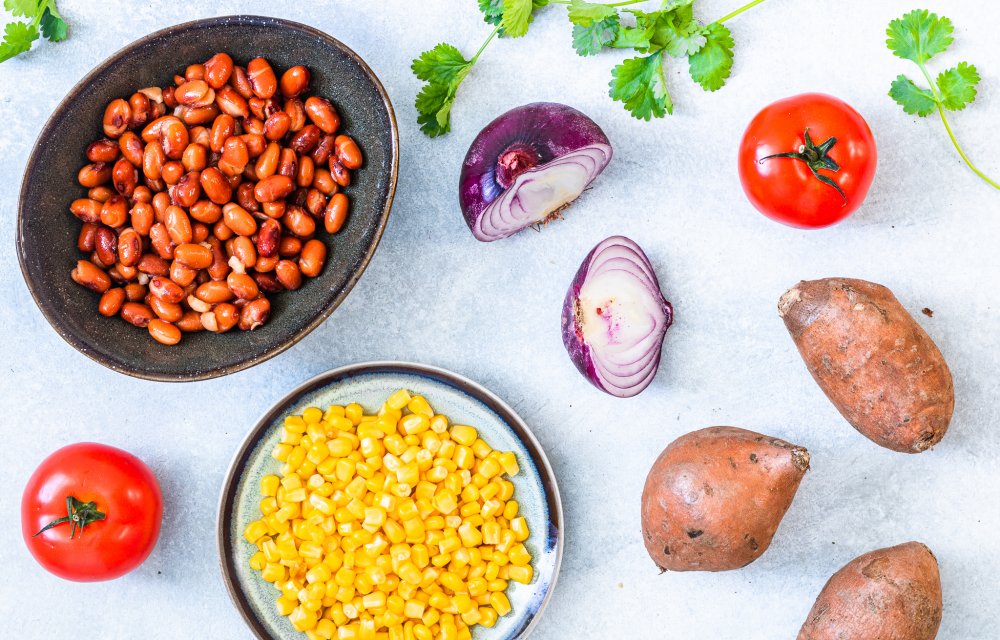 Mexicaanse zoete aardappelstamppot