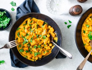One pot curry met zoete aardappel