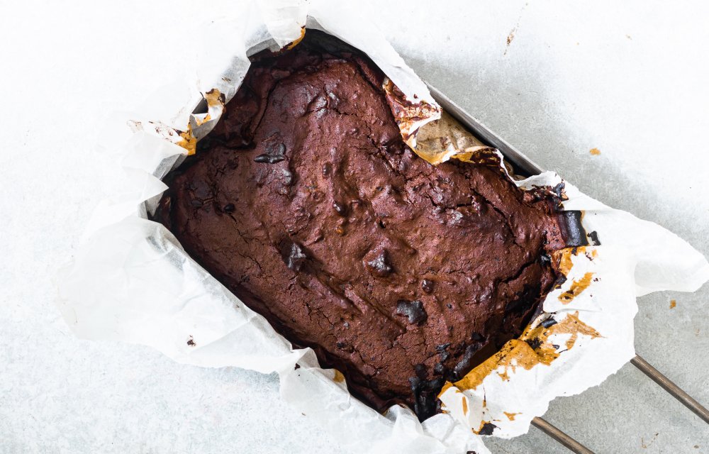 Zwarte bonen brownies