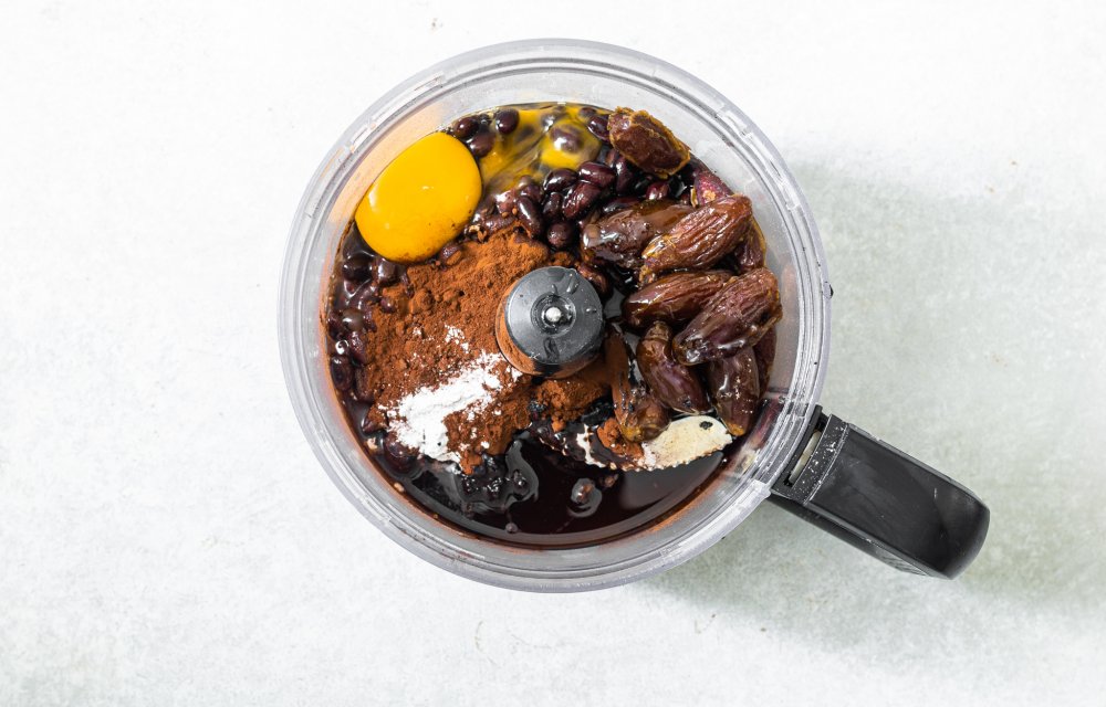 Zwarte bonen brownies