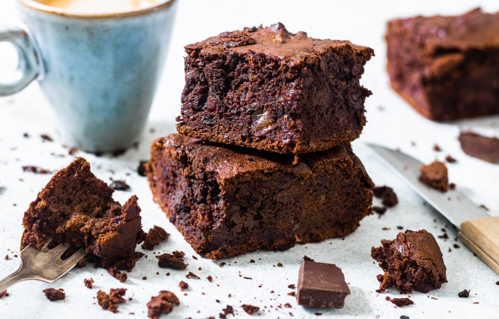 Zwarte bonen brownies