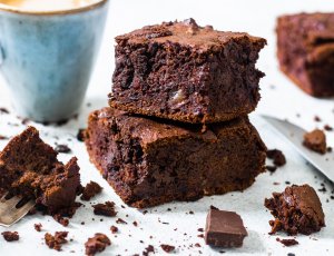 Zwarte bonen brownies