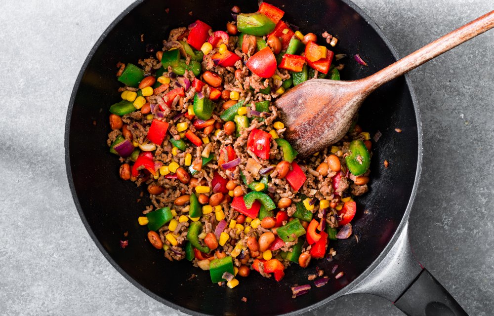 Chili con carne met guacamole