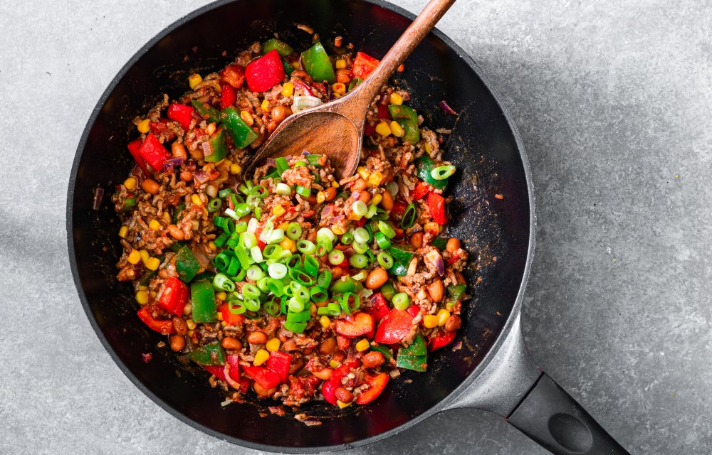 Chili con carne met guacamole