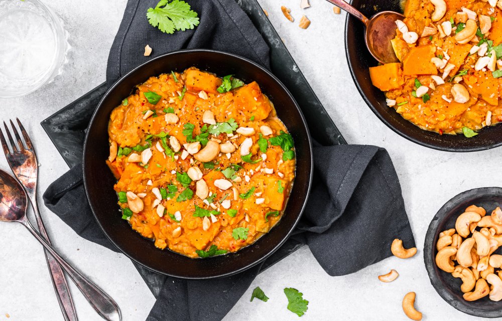 Dahl met zoete aardappel