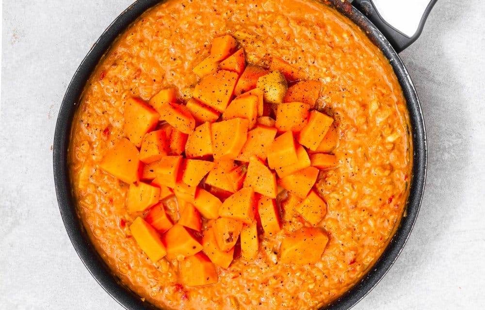 Dahl met zoete aardappel