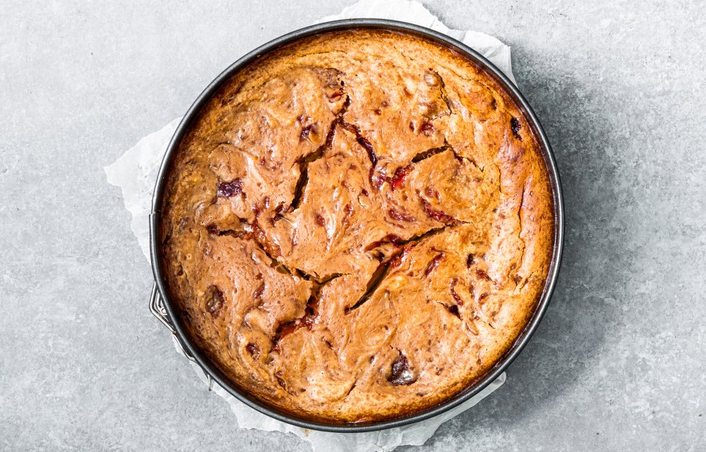 Peanut butter & jelly cheesecake