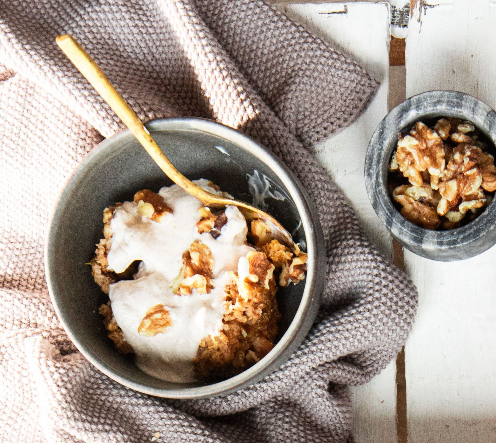 Pumpkin spice baked oats