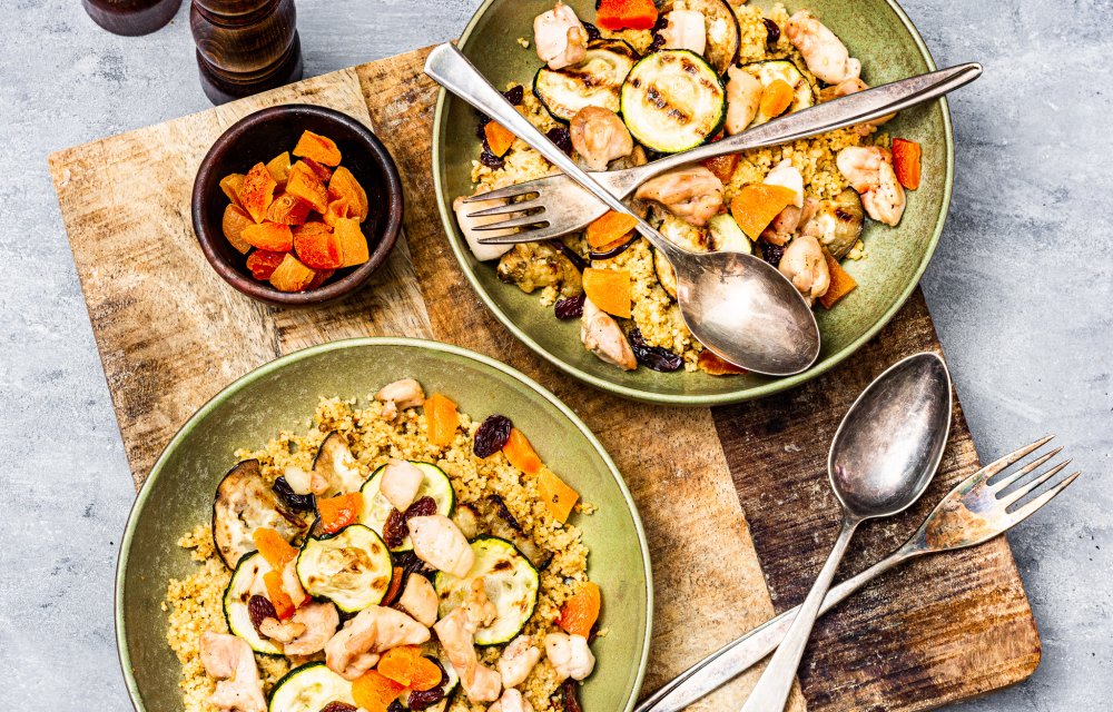 Marokkaanse couscous met kip