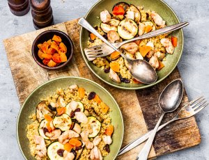 Marokkaanse couscous met kip