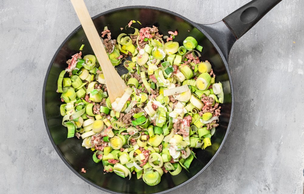 Preischotel met gehakt