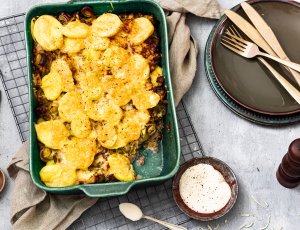 Preischotel met gehakt