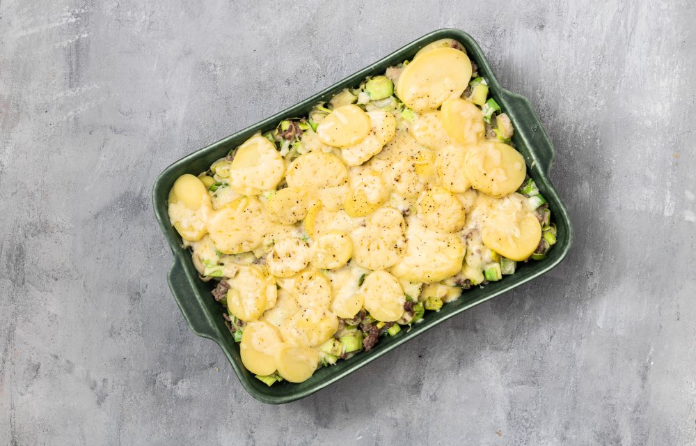 Preischotel met gehakt