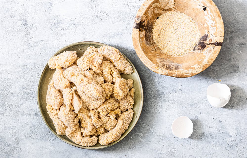 Sushibowl met krokante kip