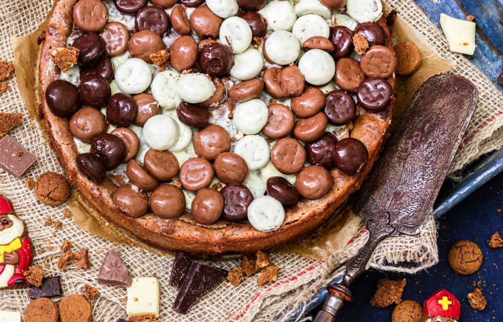 Cheescake met chocoladekruidnoten