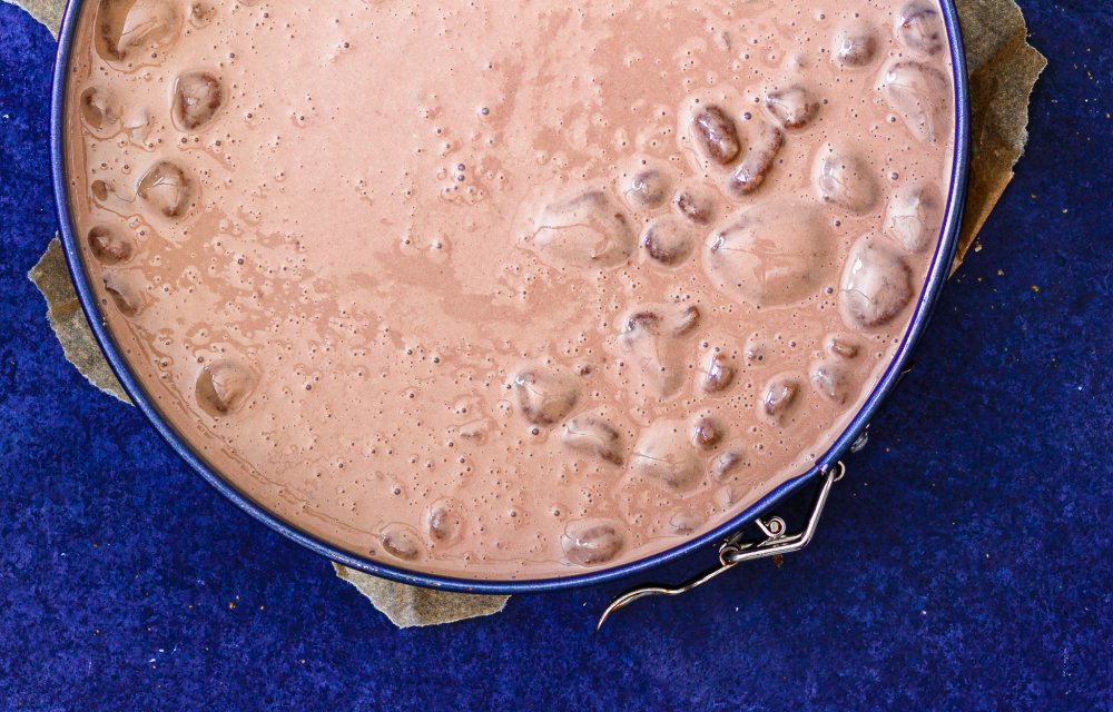 Cheescake met chocoladekruidnoten