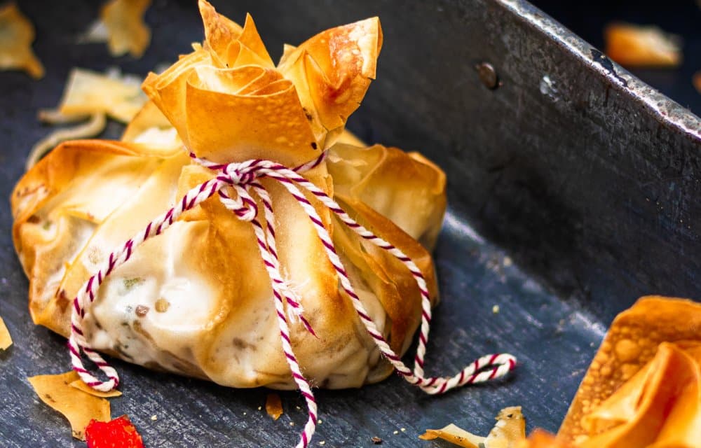 Sintloempia's met kipgehakt