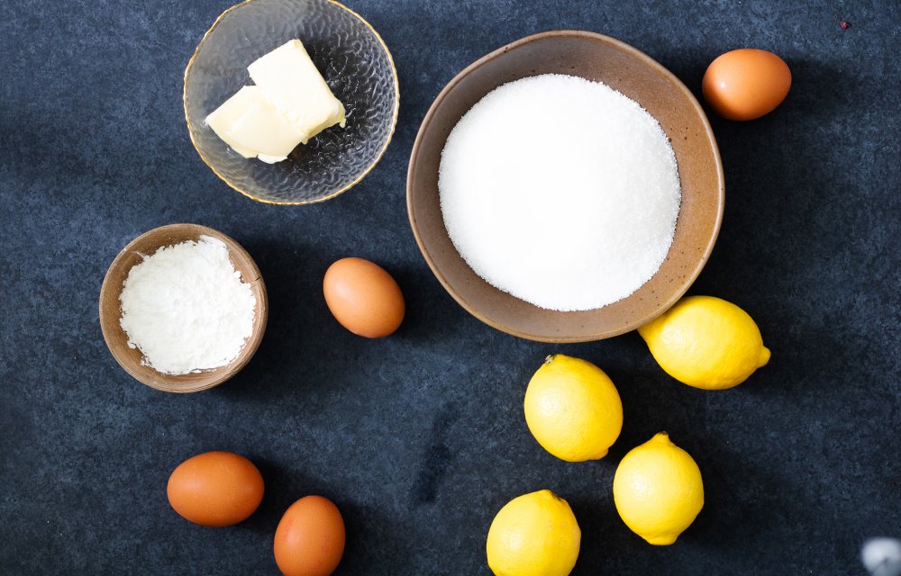 Citroenpavlova met hazelnoten