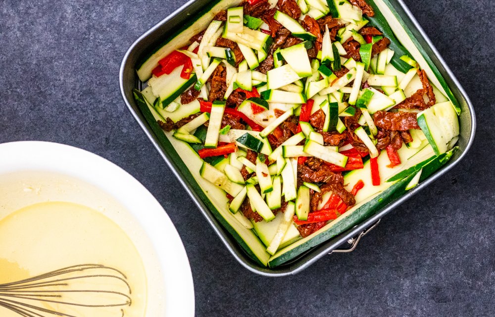 Italiaanse courgettequiche_