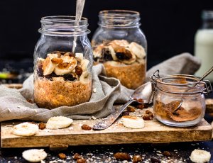 Pumpkin spice overnight oats