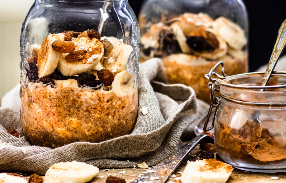 Pumpkin spice overnight oats