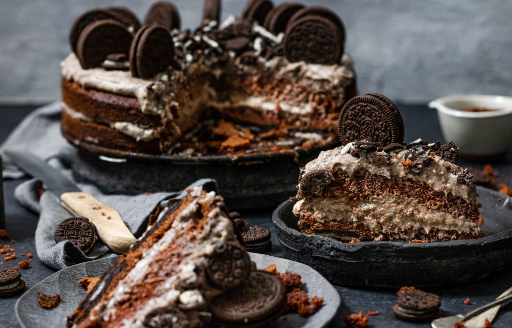 Chocoladetaart met Oreo