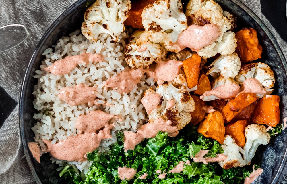 Buddha bowl met boerenkool-eindfoto