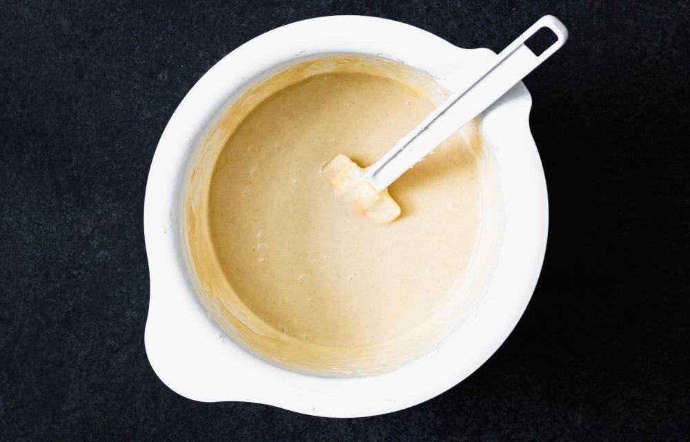 Klassieke wafels met chocolade drizzle