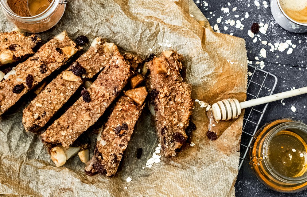 Breakfast bars met peer