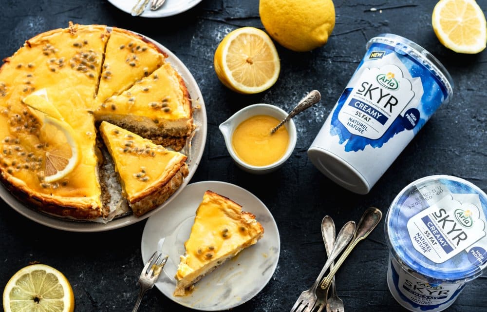 Gezondere cheesecake ontbijttaart