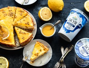 Gezondere cheesecake ontbijttaart