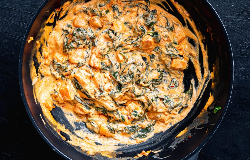 Gezondere curry met zoete aardappel en spinazie-3