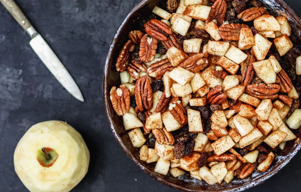 Gezondere plaattaart met appel