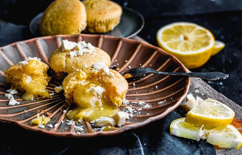 Lemon lava cakejes