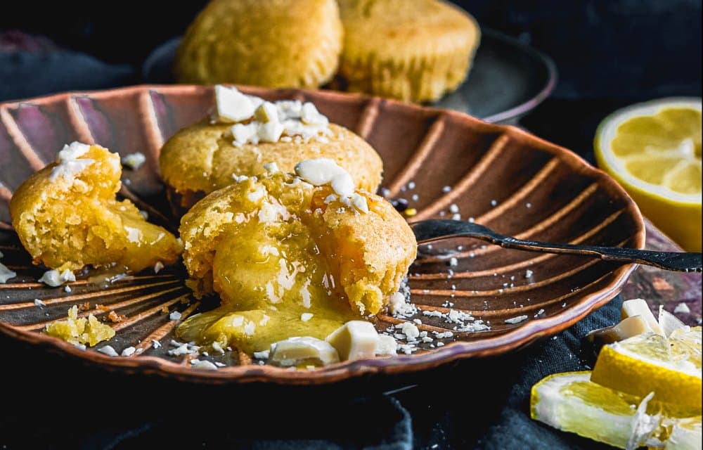 Lemon lava cakejes