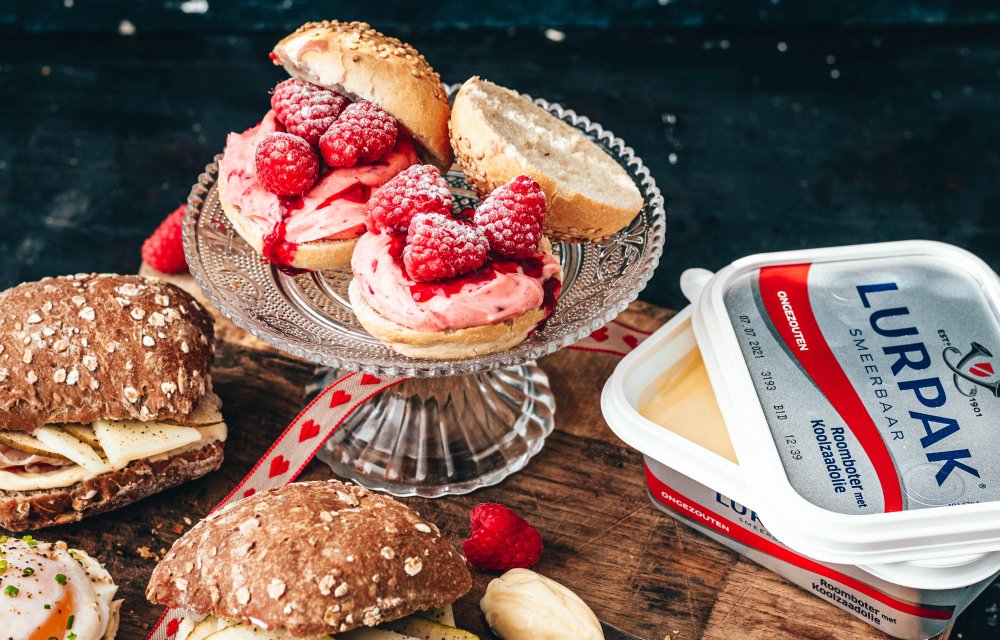 3x mini sandwich-framboos