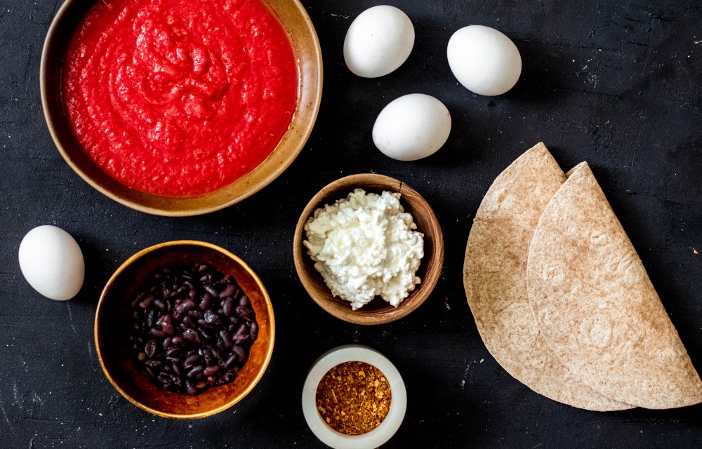 Shakshuka met gezondere tortillachips_ingredienten