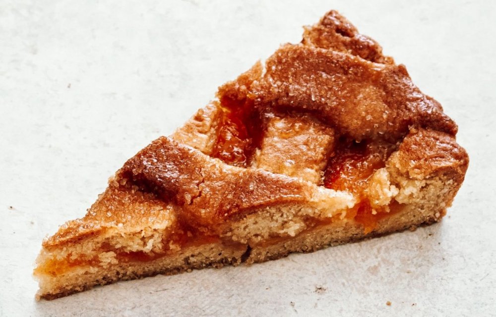 Abrikozen linzenvlaai