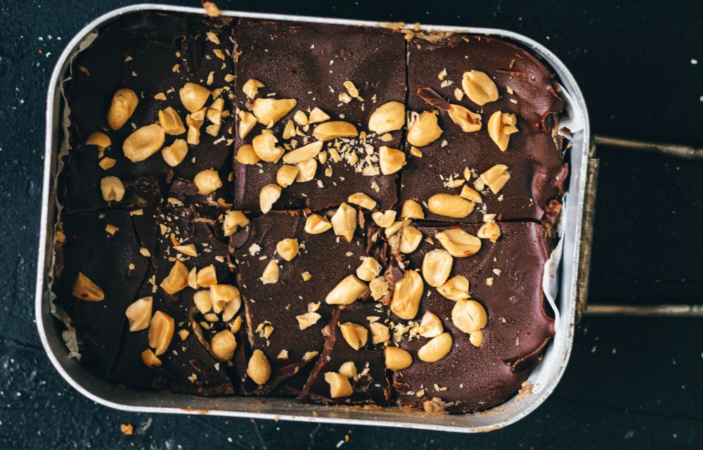 Gezondere peanutbars met pure chocolade
