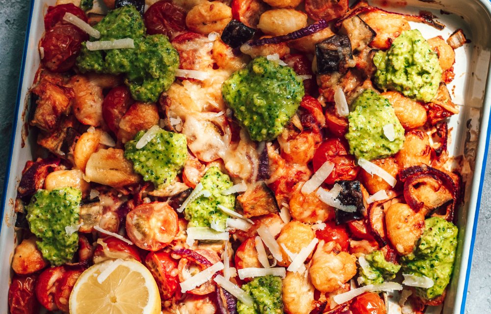 Gnocchi traybake
