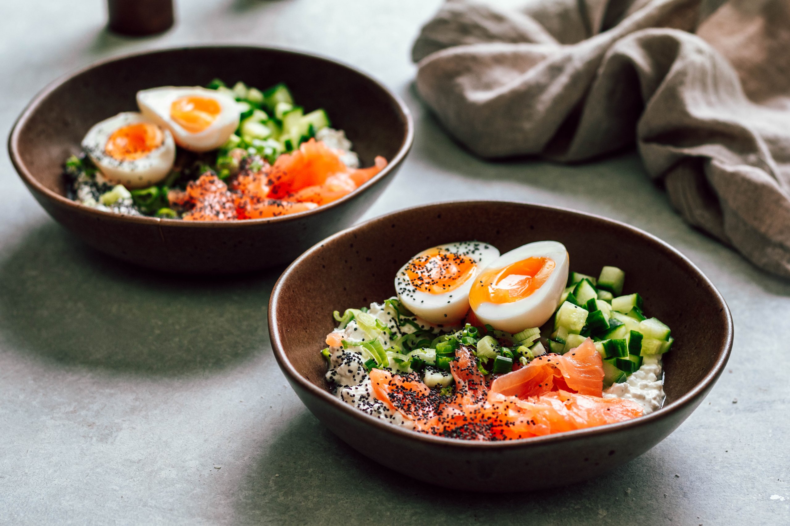 Hartige cottage cheese bowl