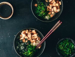 Makkelijke vega sushibowl